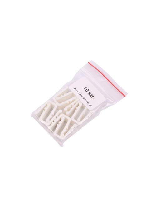 Blokada do karnisza szyny sufitowej biała 10 szt.