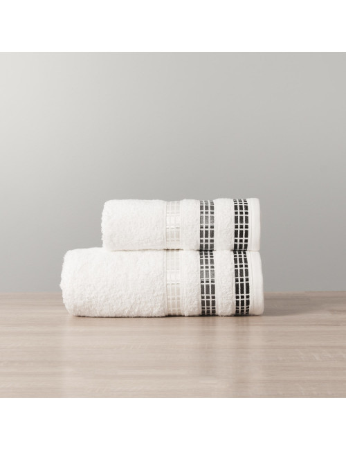 Ręcznik bawełniany 50x90 LUXURY biały