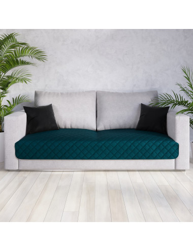 Narzuta na fotel 70x160 turkusowa EDEN