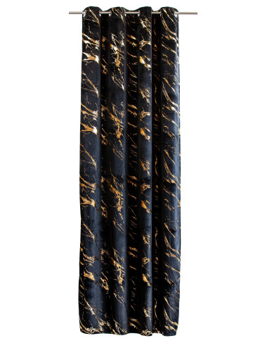 Zasłona 140x270 czarno złota ENDLESS