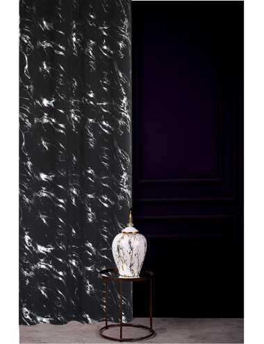 Zasłona 140x270 czarno srebrna ENDLESS