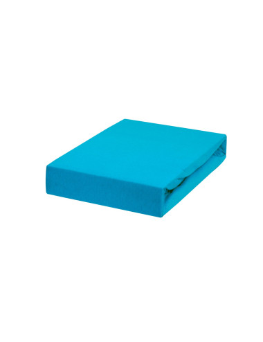 Prześcieradło lazurowe 180x200 z gumką JERSEY