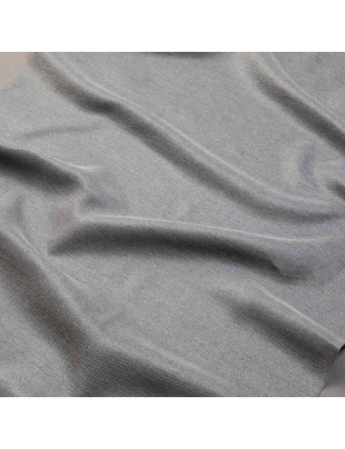 Ciemnoszara zasłona gotowa 140x250 na przelotkach do sypialni, salonu - 3