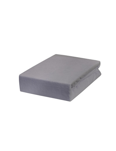 Prześcieradło 180x200 Frotte z gumką ciemnoszare