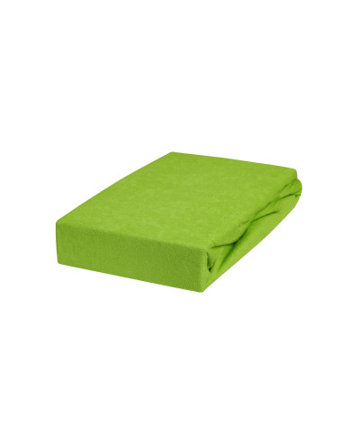 Prześcieradło 220x200 Frotte z gumką zielone