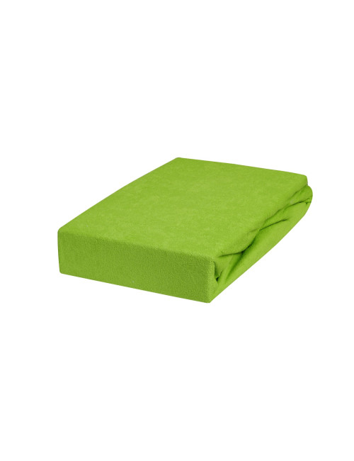 Prześcieradło 220x200 Frotte z gumką zielone