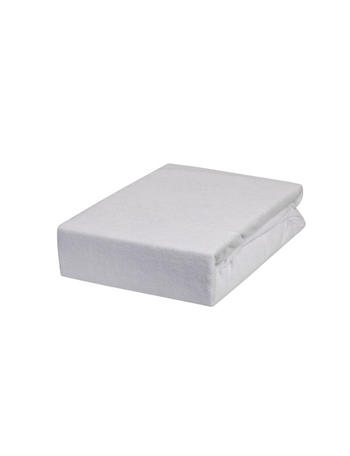 Prześcieradło 90x200 Frotte z gumką białe