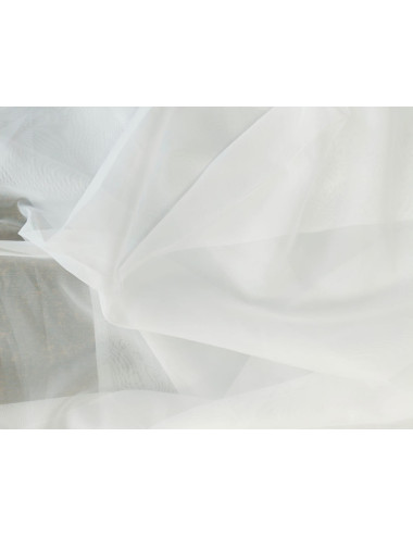 Woal gładki 320 cm biały