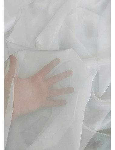 Woal gładki 320 cm biały