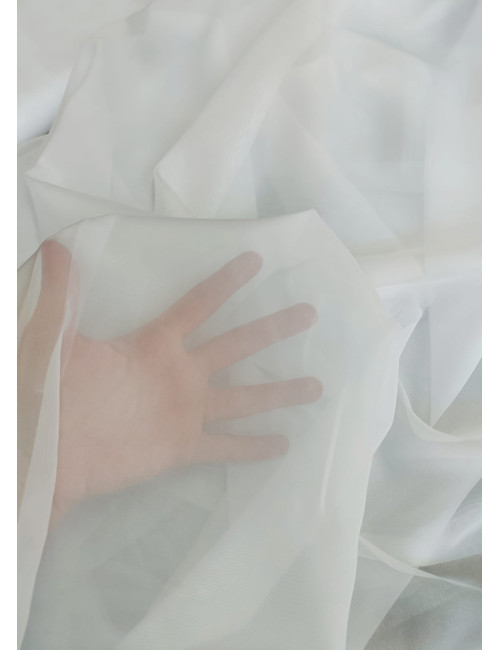 Woal gładki 320 cm biały