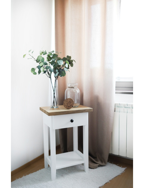 Ciemnobeżowa zasłona na przelotkach do sypialni 140x250, salonu LENS