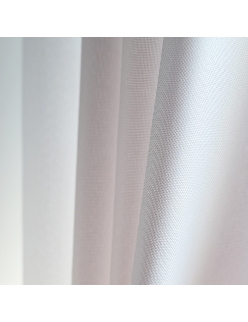 Biała zasłona na przelotkach gotowa 140x250, salonu LENS