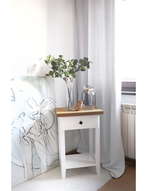 Biała zasłona na przelotkach gotowa 140x250, salonu LENS