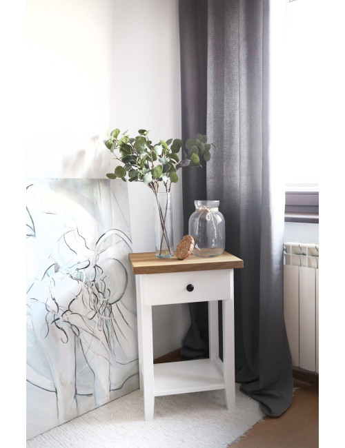 Grafitowa zasłona na przelotkach 140x250 do salonu - LENS