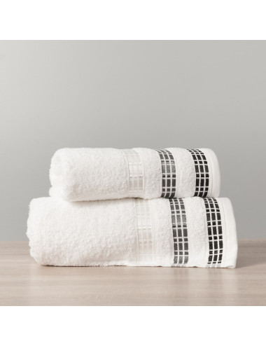 Ręcznik bawełniany 70x140 LUXURY biały