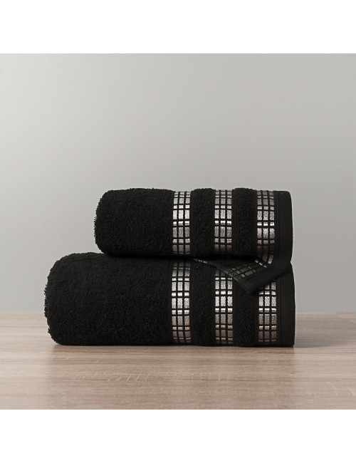 Ręcznik bawełniany 70x140 LUXURY czarny