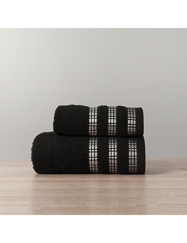 Ręcznik bawełniany 70x140 LUXURY czarny