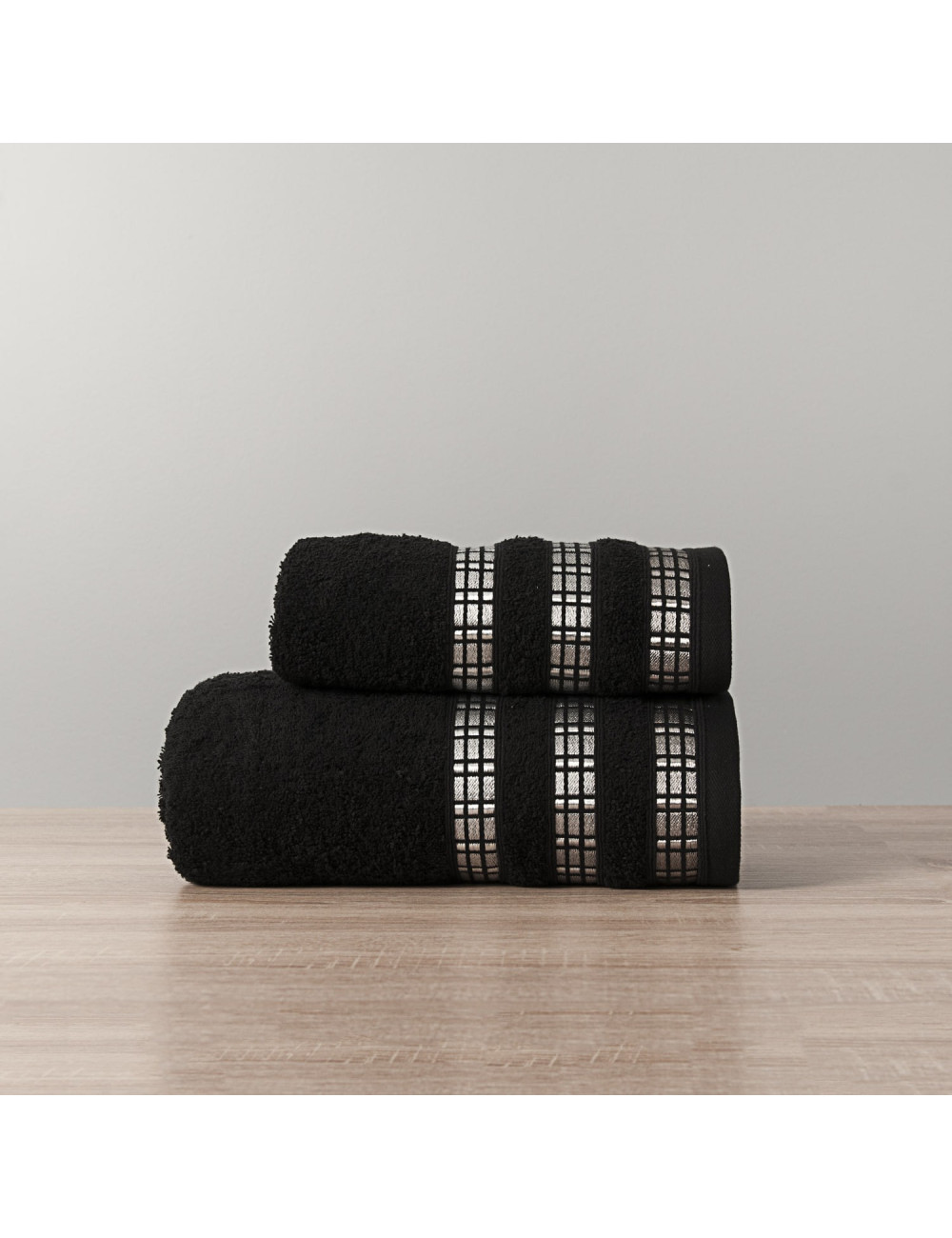 Ręcznik bawełniany 70x140 LUXURY czarny