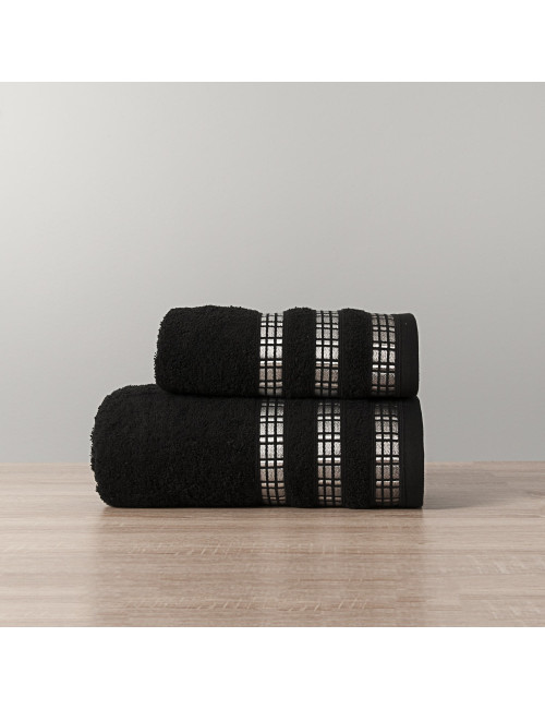Ręcznik bawełniany 70x140 LUXURY czarny