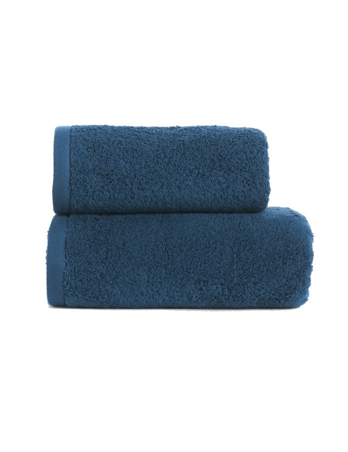 Ręcznik 50x90 granatowy EMILIO gładki - 1