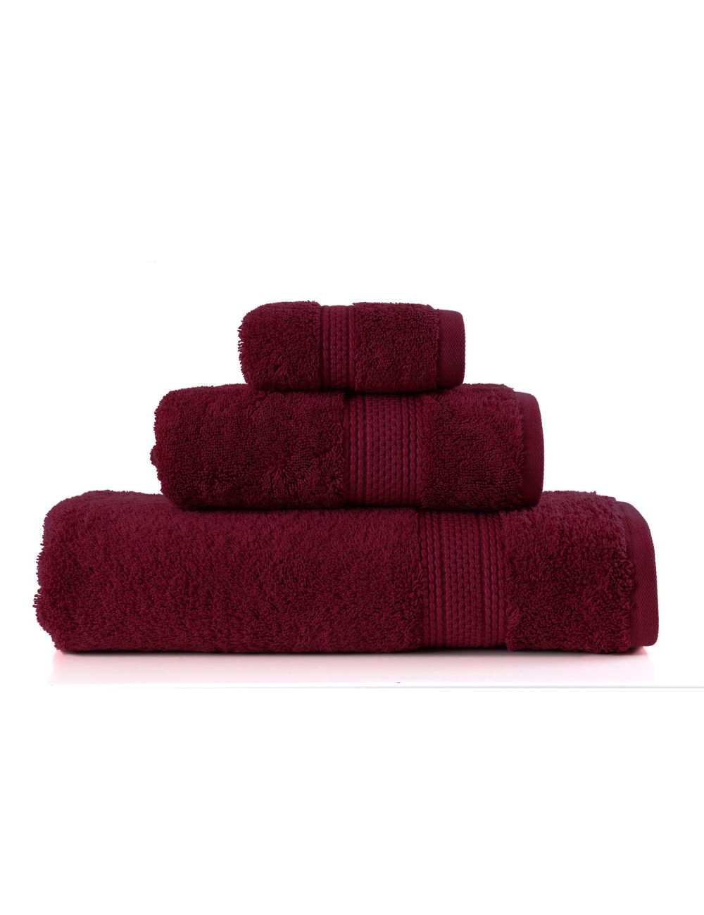 Ręcznik 30x50 bordowy EGYPTIAN 600 g/m2