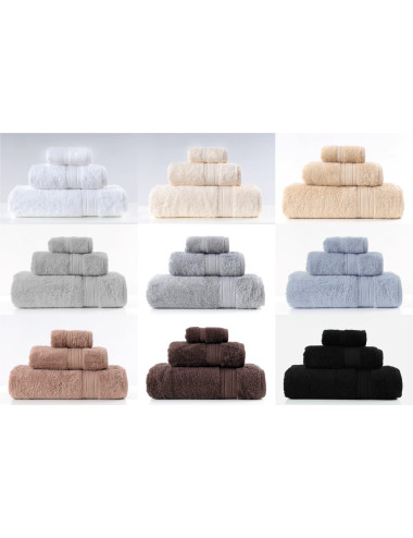 Ręcznik 30x50 czarny EGYPTIAN 600 g/m2