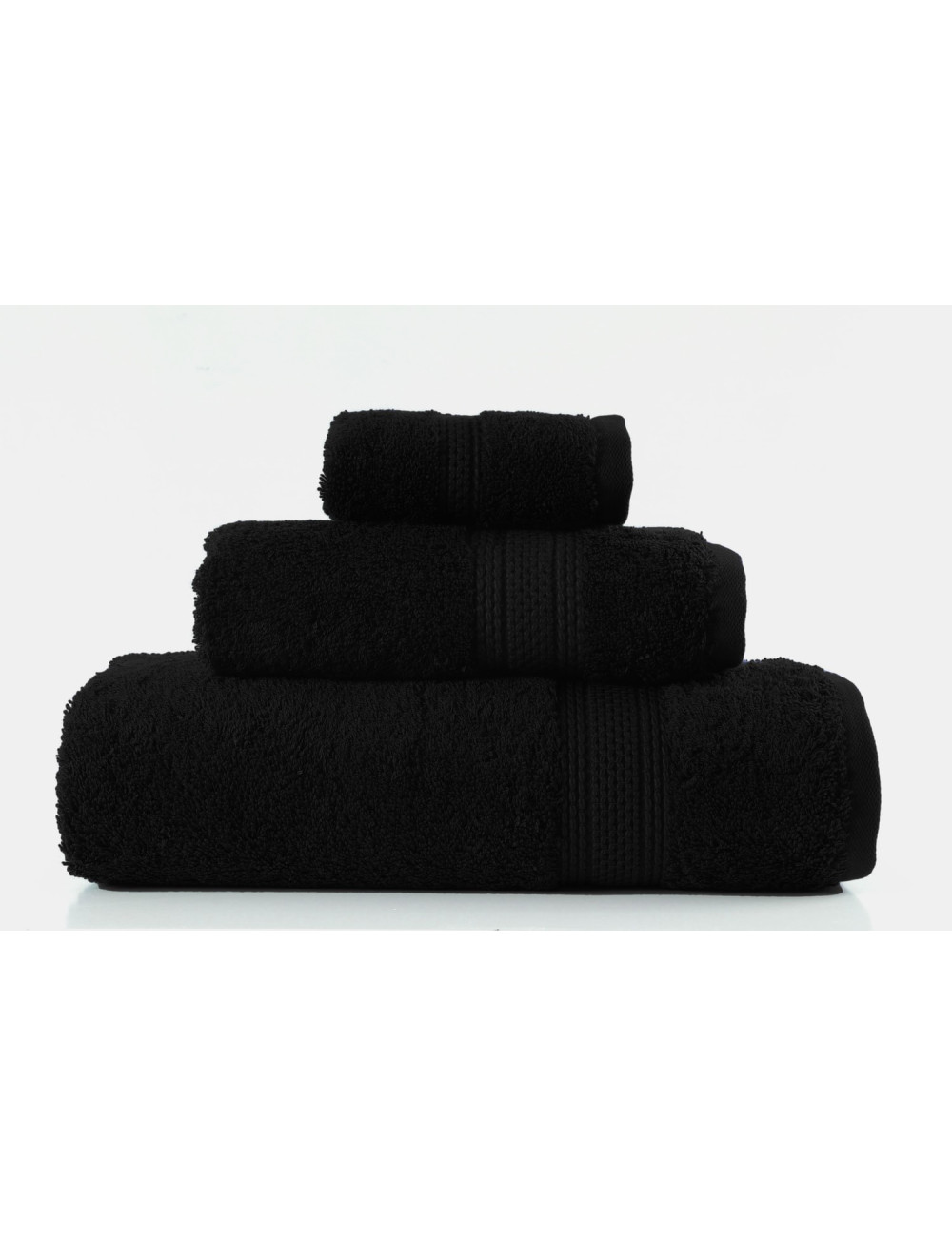 Ręcznik 30x50 czarny EGYPTIAN 600 g/m2