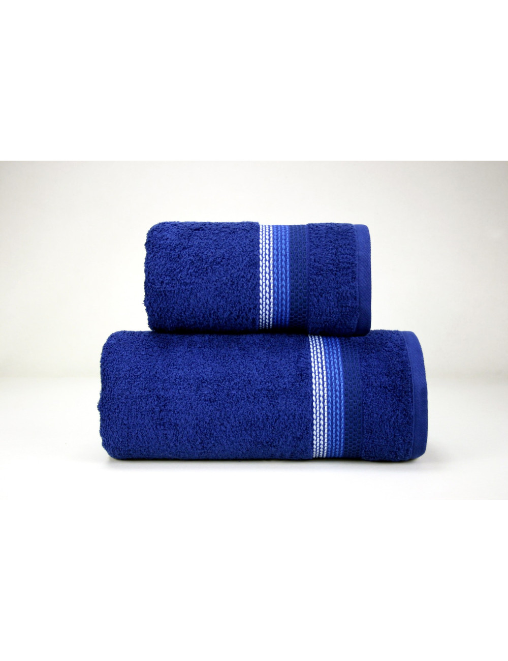 Ręcznik 50x90 granatowy bawełniany OMBRE