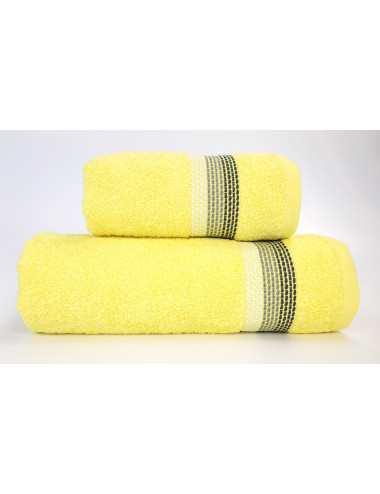 Ręcznik 50x90 żółty bawełniany OMBRE