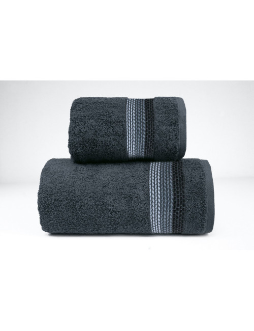 Ręcznik 70x140 popielaty bawełniany OMBRE - 1