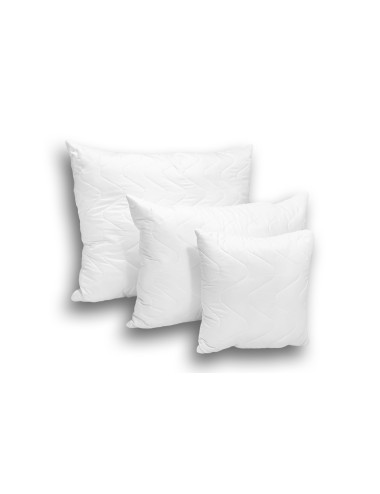 Biała poduszka antyalergiczna HIT 50x70 do spania z mikrofibry dla alergików hipoalergiczna