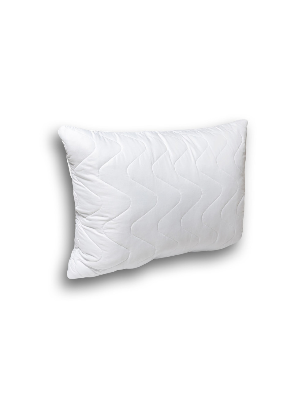 Biała poduszka antyalergiczna HIT 50x70 do spania z mikrofibry dla alergików hipoalergiczna