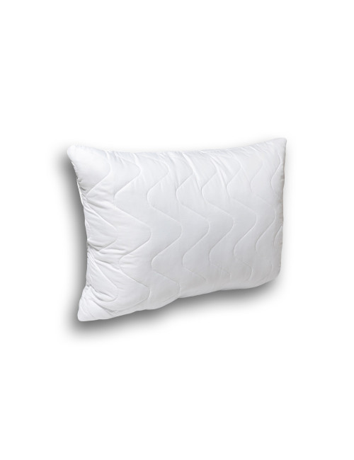 Biała poduszka antyalergiczna HIT 50x70 do spania z mikrofibry dla alergików hipoalergiczna