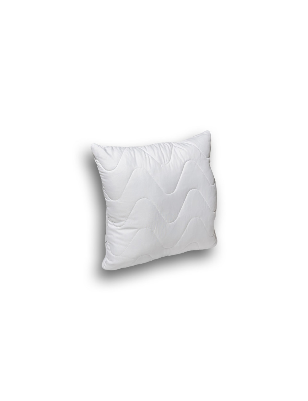 Biała poduszka antyalergiczna HIT 40x40 do spania z mikrofibry dla alergików hipoalergiczna