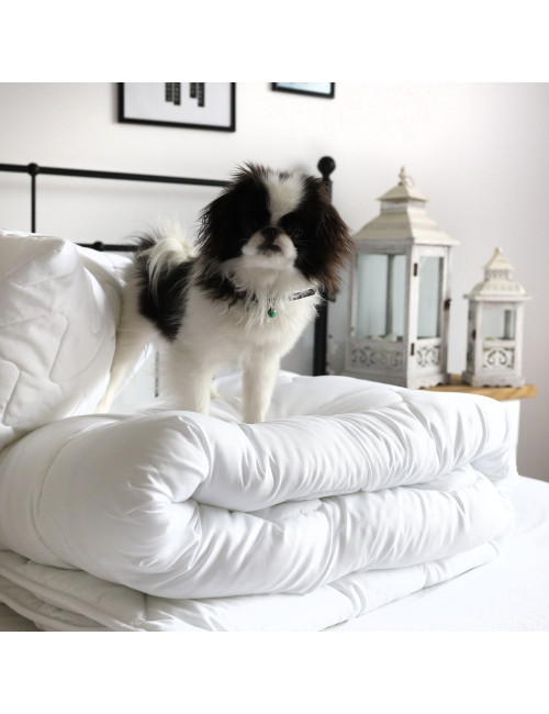 Kołdra 160x200 całoroczna antyalergiczna biała MICRO lekka antyroztoczowa atest