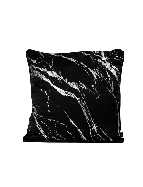 Poszewka 45x45 czarno srebrna ENDLESS na poduszkę - 1