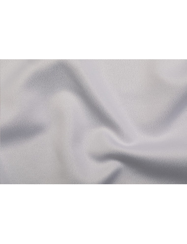 Biały plamoodporny obrus Snow na stół 140x200 Classic Home Bagdad szary rant prostokątny