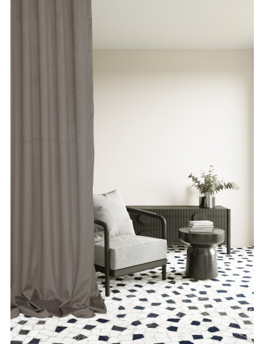 Zasłona beżowa gotowa MEDIOLAN 140x280 na żabkę, tunel, agrafkę, fala