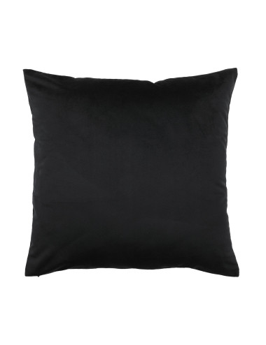Poszewka na poduszkę gładka - czarna 45x45 MEDIOLAN