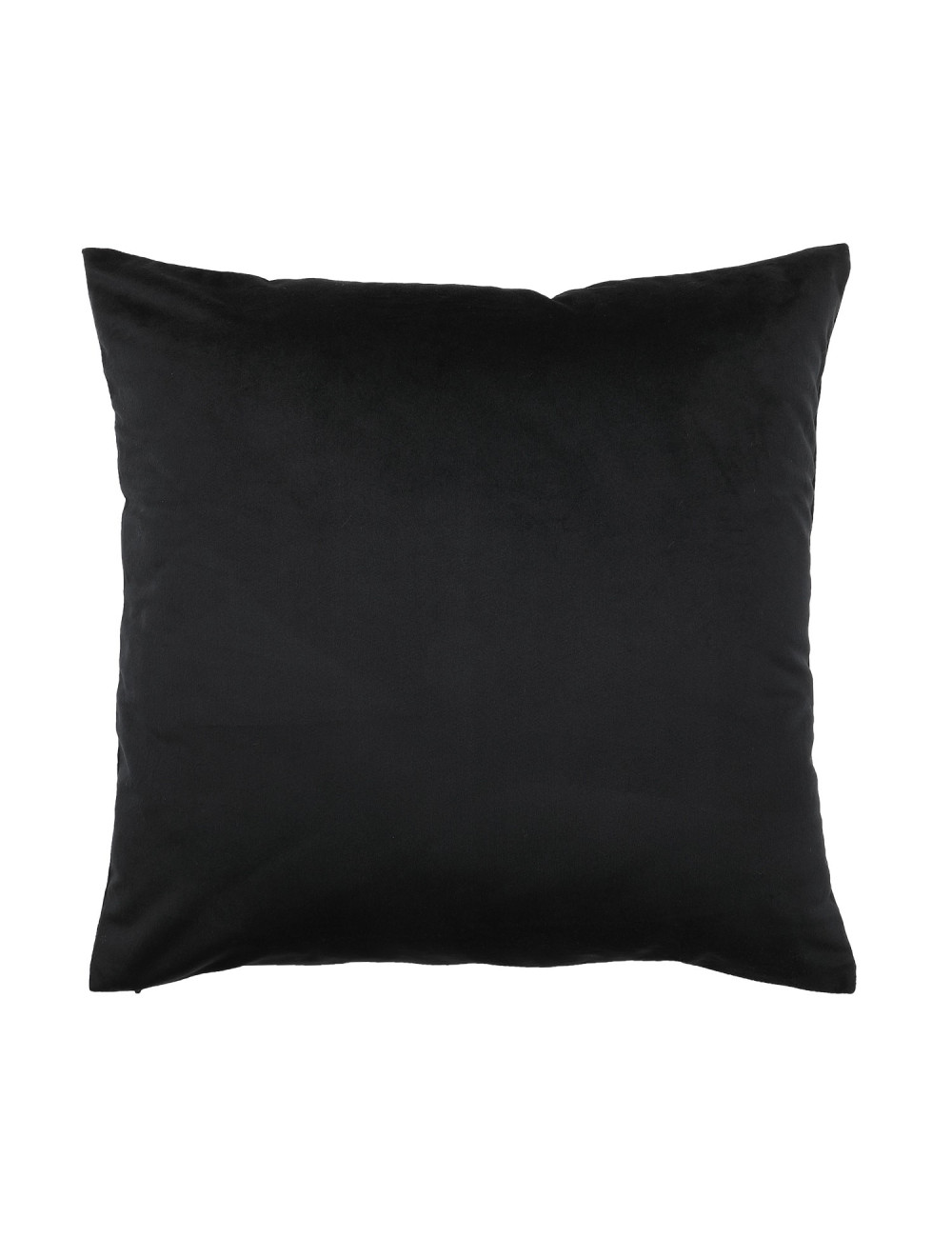 Poszewka na poduszkę gładka - czarna 45x45 MEDIOLAN