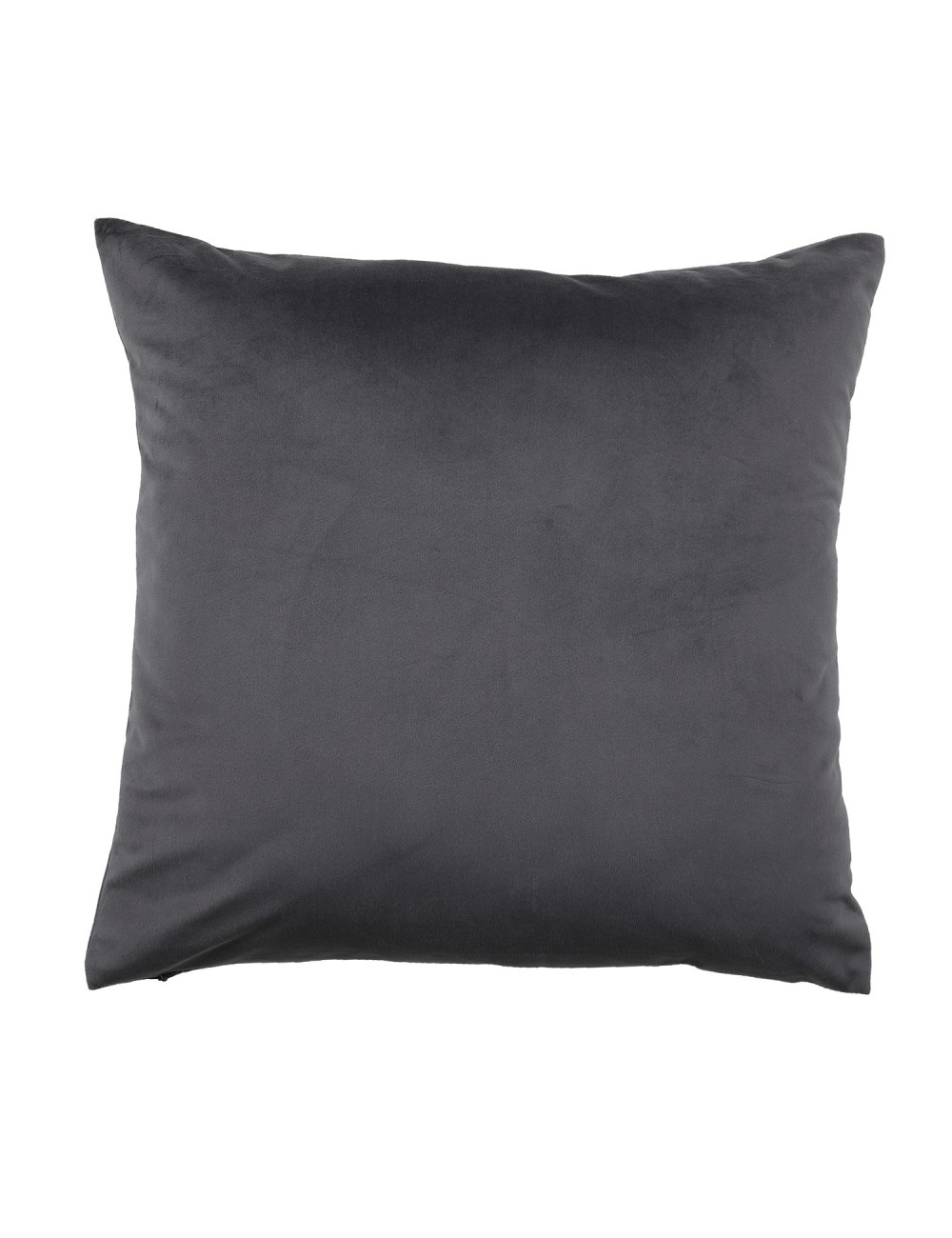 Poszewka na poduszkę ciemnoszara 45x45 gładka MEDIOLAN