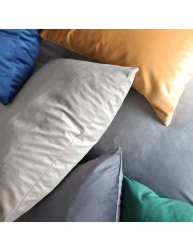 Poszewka na poduszkę jasnoszara 45x45cm MEDIOLAN