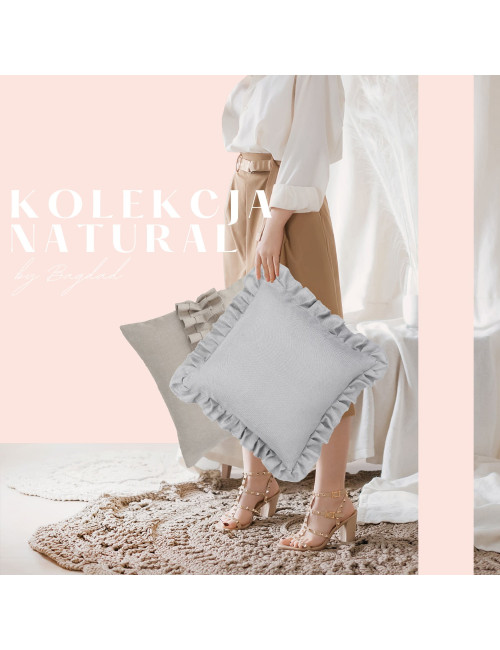 Bieżnik prostokątny beżowy 45x140 NATURAL