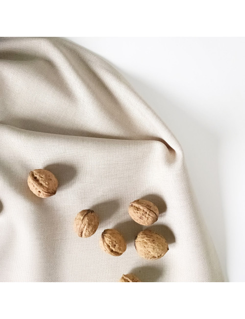 Bieżnik beżowy 45x140 frędzle NATURAL