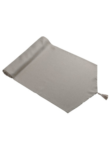 Bieżnik beżowy 45x220 frędzle NATURAL