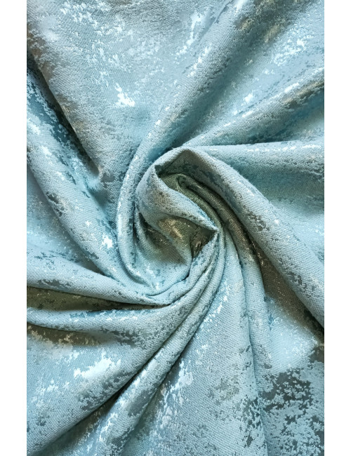 Zasłona gotowa 145x250 przelotki kółka mięta STONE