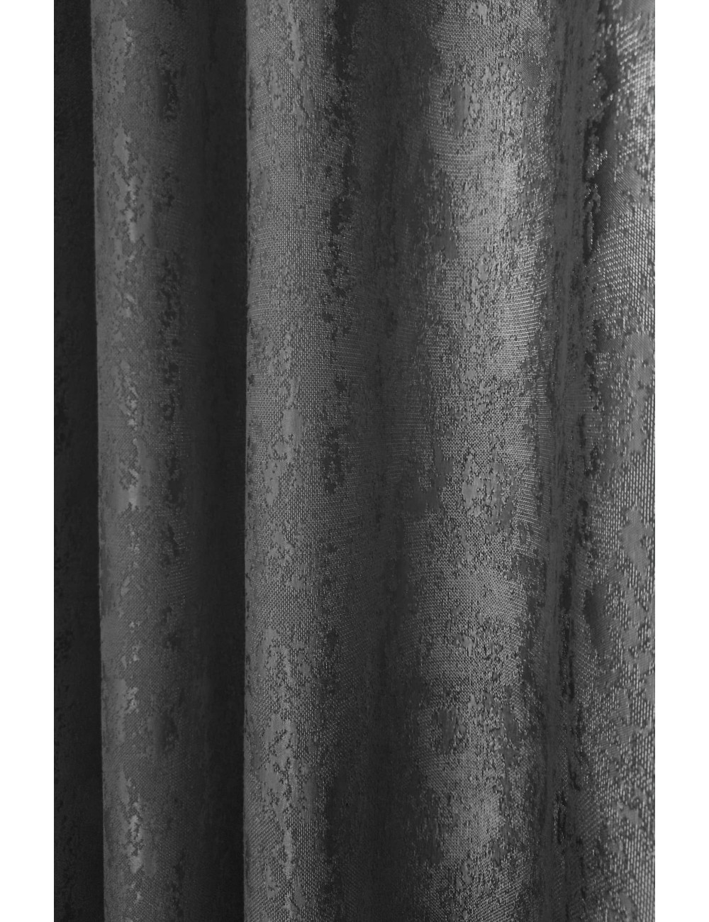 Zasłona gotowa 145x250 przelotki kółka ciemnoszara STONE