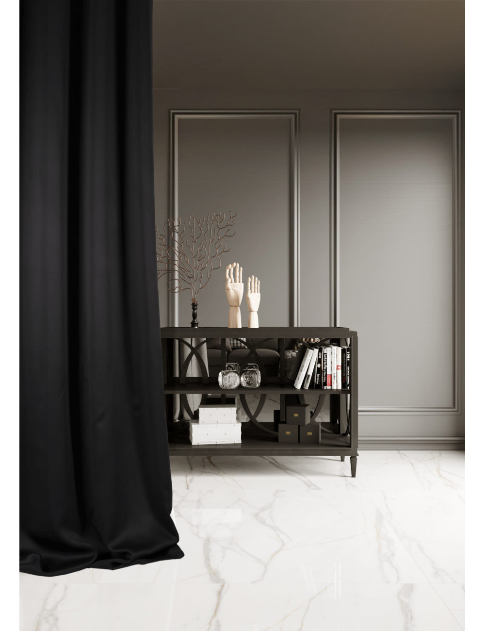 Zasłona gotowa BLACKOUT 140x260 zaciemniająca 100% czarna na przelotkach