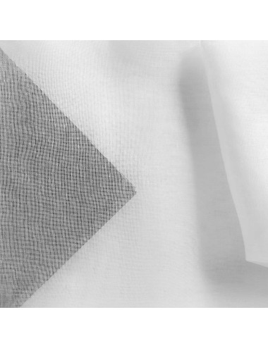 Biała firana na przelotkach 140x260 batyst