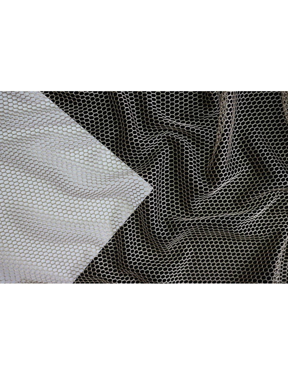 Firana siatka 300 cm beżowa